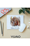 Kişiye Özel Fotoğraflı ve İsimli Mouse Pad 21x17 cm, Kaymaz Taban - Resim Baskılı Mousepad