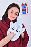 Shark Desenli Su Torbası Kılıfı Yumuşak, Rahatlatıcı ve Isı Terapisi (Termojel Hediyeli)