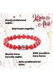 Kırmızı Akik Doğal Taş Bileklik - 8 Mm B773