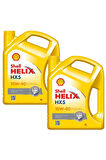 Helix HX5 10W-40 Benzinli, Lpgli ve Dizel Araç Motor Yağı 2 x 4 L = 8 Litre