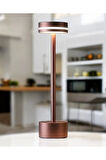 Göksu Dekoratif Şarjlı Led Masa Lambası Rose Gold
