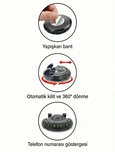 Hyundai Accent Era  Dönebilen Numaratörlü Araç İçi Telefon Tutucu Siyah ŞHN