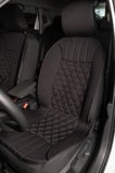 Seat Leon Oto Koltuk Minderi Ön 2'li Set Siyah Elegance Serisi ŞHN