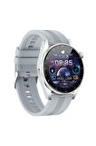 Watch G3 Pro Gümüş Akıllı Saat Iphone Ve Android Tüm Telefonlara Uyumlu