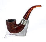 Şahin Üç Yıldız Bent Dublin 9mm. Filtreli Akrilik Saplı Pipo 237390