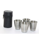 4’lü Silver Shot İçki Viski Bardak Seti