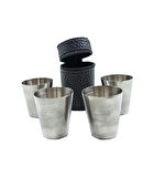 4’lü Silver Shot İçki Viski Bardak Seti