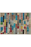 El Yapımı Patchwork Benzersiz Halı 160 x 230 cm 5052