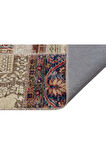 El Yapımı Keten Patchwork Halı 160x230 Cm - 6289