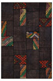 Işçilikteki Detayların Özenle Hazırlandığı Patchwork Halı 160x230 Cm - 6317