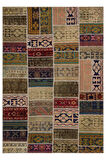 Çekici Renklerle Örülmüş Patchwork Halı 230x160 Cm 6323