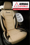 Volkswagen Golf 2.0 Fsi Sportline 4k.tipt. (150) 2006 UYUMLU FORMENTOR SERİSİ TAM SET TAY TÜYÜ OTO KILIF BEJ