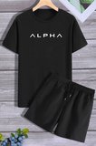 Alpha Şort T-shirt Eşofman Takımı