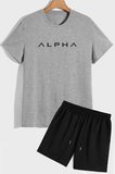 Alpha Şort T-shirt Eşofman Takımı