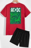 Acdc Şort T-shirt Eşofman Takımı