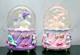Unicorn İçi Dönmeli Püskürtmeli Işıklı Müzikli Kar Küresi Büyük Boy