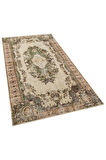 Benzersiz Vintage Eskitme Halı 117x207 cm 10338