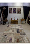 Eşsiz Güzelliğe Sahip Olan Özel Patchwork Halı  162x235 cm 4022