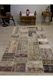 El Yapımı Patchwork Elegan Tasarım Halı 146x234 cm 4028