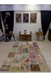 El Dokuma Eskitme Özel Patchwork Halı 153x231 cm 4030