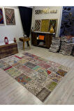 El Dokuma Eskitme Özel Patchwork Halı 153x231 cm 4030