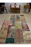 Patchwork Desenli El Yapımı Halı 161x231 cm 4038