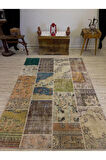 Eşsiz Güzelliğe Sahip Olan Özel Patchwork Halı 162x234 cm 4048