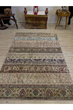 El Yapımı Patchwork Elegan Tasarım Halı 160x231 cm 4052
