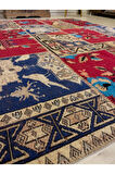 El Dokuma Eskitme Özel Patchwork Halı  162x237 cm 4067