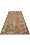 Etnik Desenli El Dokuma Halı Alev Turuncusu 147×258 Cm – 9883