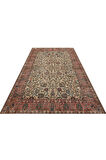 Minimalist Tasarımlı Yün Kilim Halı Buğday Rengi -195×287 Cm – 9886