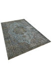 Şık Vintage Yün Ipek Halı - 169x267 Cm 9938