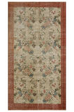 Ilham Verici Vintage El Işlemeli Yün Ipek Pers Fransız Halısı - 136x248 Cm 9941