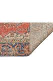 Ilham Verici Vintage El Işlemeli Jüt Kilim Halı - 154x264 Cm 9953
