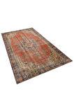 Ilham Verici Vintage El Işlemeli Jüt Kilim Halı - 154x264 Cm 9953