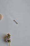 Gümüş Renk 1.5 mm Çelik Top Hızma Burun Piercingi