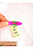 SİLGİ RENKLİ DELİKLİ ELASTİK HEDİYE PEMBE YEŞİL RENK TEK ADET
