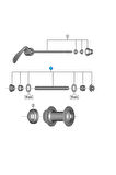 ÖN GÖBEK CUES Ön Hazne Center Lock Disk Fren 32H 100 mm Siyah