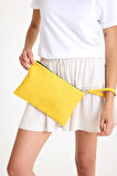Premium Kadın Renkli Astarlı Fermuarlı Clutch El Çantası Portföy