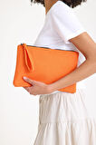 Premium Kadın Renkli Astarlı Fermuarlı Clutch El Çantası Portföy
