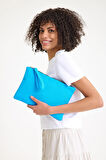 Premium Kadın Renkli Astarlı Fermuarlı Clutch El Çantası Portföy