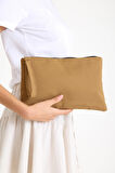 Premium Kadın Renkli Astarlı Fermuarlı Clutch El Çantası Portföy