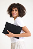 Premium Kadın Renkli Astarlı Fermuarlı Clutch El Çantası Portföy