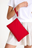 Premium Kadın Renkli Astarlı Fermuarlı Clutch El Çantası Portföy