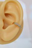 Taşlı Sıkıştırmalı Kıkırdak Küpe Earcuff