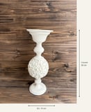 Ham Polyester Orb Dekoratif Şamdan 1