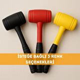 Beylini 50LIK Kauçuk Tokmak Fayansçı Tokmağı Çadır Zemin Sabitleme Çelik Seramik Döşeme Tadilat Çekiçi