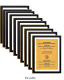 10'LU A4 ÇERÇEVE, BELGE ÇERÇEVESİ, DİPLOMA, SERTİFİKA, FOTOĞRAF ÇERÇEVESİ, RESİM ÇERÇEVESİ, 21x30
