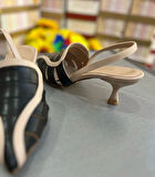 ÖZEL TASARIM 2025 MODEL AÇIK TOPUK KADIN AYAKKABI 5 CM MİNİ TOPUK