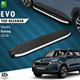 S-Dizayn Skoda Karoq Evo Aluminyum Yan Basamak 173 Cm 2018 Üzeri A+ Kalite